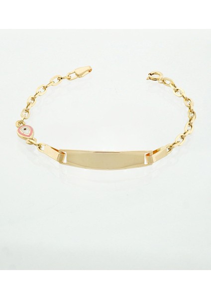 Damla Pembe Mineli Çocuk Künye Bileklik fiyatları