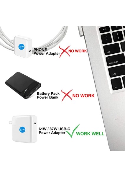 Ally Macbook Retina Pro 45W 60W 85W USB C To Manyetik Şarj Kablosu(T TIPI)-(1903) modelleri