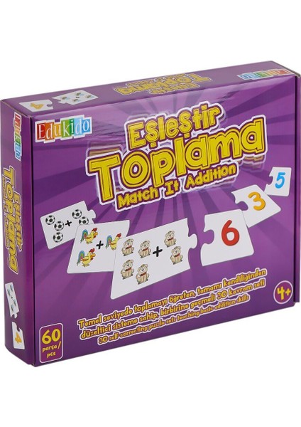 EDU-1007 Eşleştir Toplama 60 Parça -Chiva
