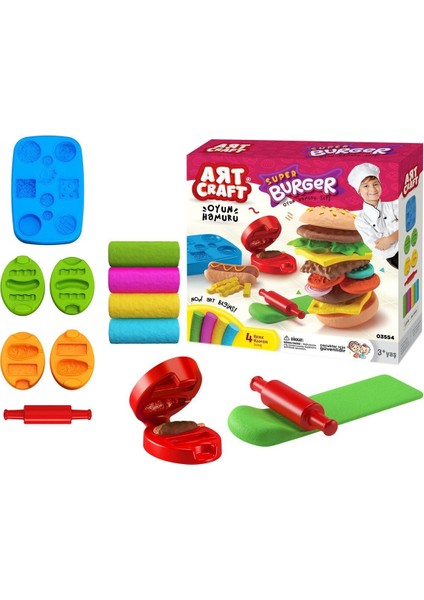 03554 Hamburger Hamur Set 200GR
