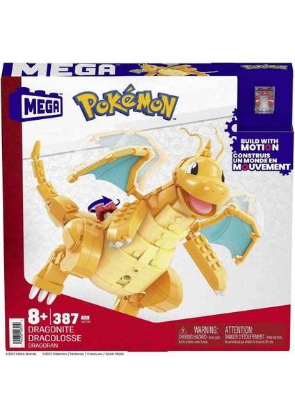 HKT25 Mega™ Pokémon™ Dragonite 387 Parça +8 Yaş