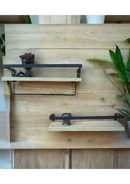 2 Li Duvar Rafı Ev Dekor Rafı 2li Dekoratif Mutfak Rafı Kitaplık modelleri