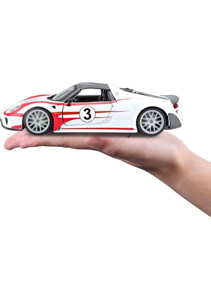 28009 Burago Porsche 918 Spyder 1:24 Model Araba -Sunman