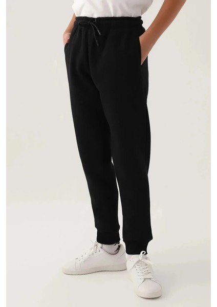 Çocuk Içi Pamuklu 3 Iplik Beli Lastikli Eşofman Altı 25K-193201-2