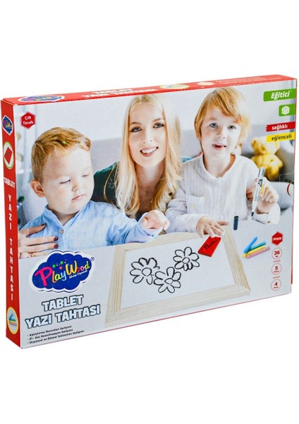 ONY-391 Ahşap Tablet Yazı Tahtası -Onyıl