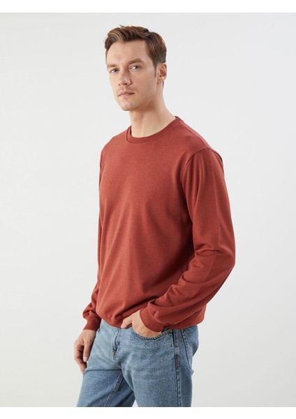 Yeni Sezon Bisiklet Yaka Erkek Sweatshirt