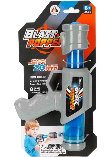 10033 Sun-Aoj-Silah Sünger Top Atan Blast Popper 8toplu 2r