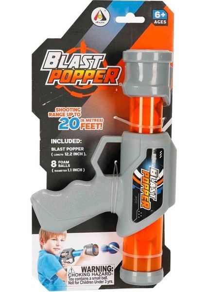 10033 Sun-Aoj-Silah Sünger Top Atan Blast Popper 8toplu 2r