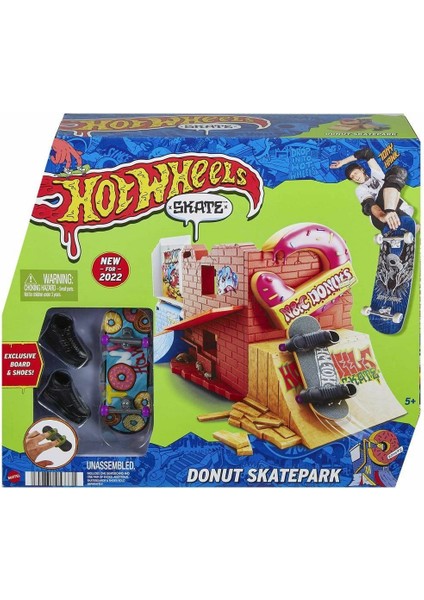 HGT91 Hot Wheels Skate Parmak Kaykay Macerasına Başlangıç Setleri