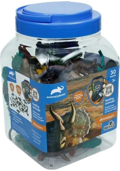 SH-D6601-1 2 3 4 30 Parça Hayvan Seti 2 Vahşi - 2 Çiftlik - Vardem Oyuncak modelleri