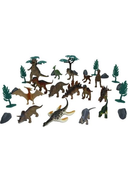 SH-D6601-1 2 3 4 30 Parça Hayvan Seti 2 Vahşi - 2 Çiftlik - Vardem Oyuncak