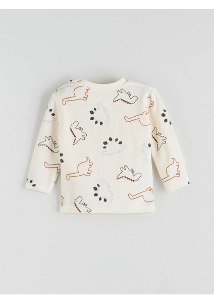 Lcw Baby Bej Bisiklet Yaka Erkek Bebek Pijama Takımı fırsatları