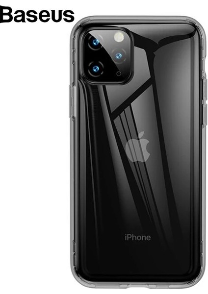 Baseus Safety Airbags Iphone 11 Pro Max Şeffaf Darbe Emici Slikon KILIF-(1903)