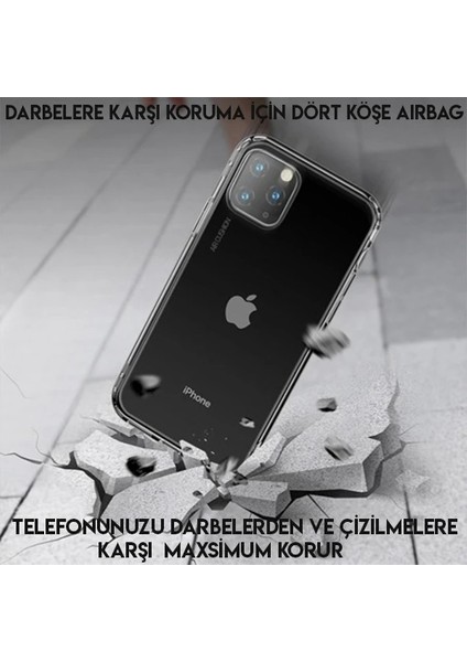 Baseus Safety Airbags Iphone 11 Pro Max Şeffaf Darbe Emici Slikon KILIF-(1903) fırsatları