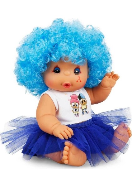 20040 Afro Kıvırcık Saçlı Bebek 23 cm -Sunman