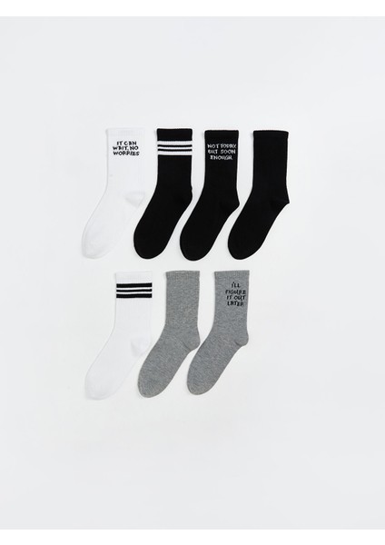 Yeni Sezon Desenli Erkek Çocuk Soket Çorap 7'li fiyatları