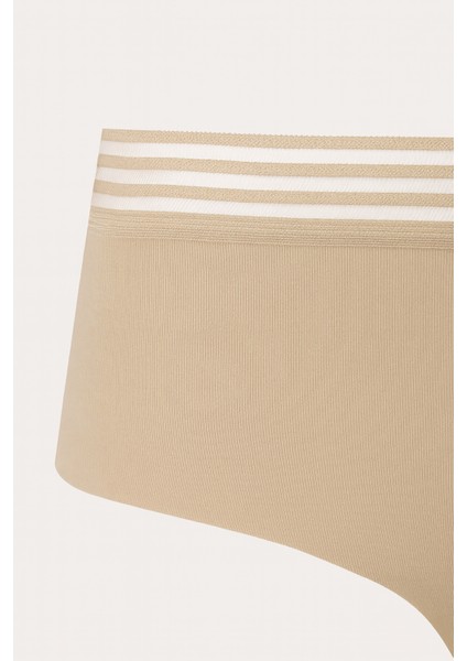 Sütlü Kahve Barbara Dikişsiz Yüksek Bel Külot fiyatları