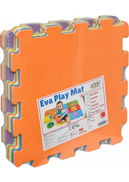 91-006 Eco Eva Yer Matı 33X33-7 mm Düz -Akar