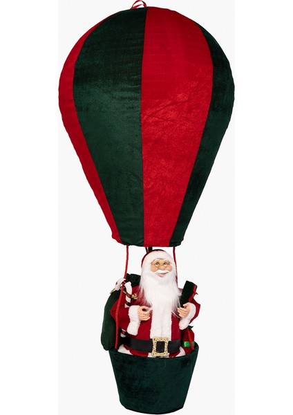 Sıcak Hava Balonu Noel Baba Askılı Dekor 150CM