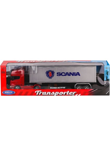32671S-W Welly Scania Transporter V8 R730 1:24 -Karsan Oyuncak
