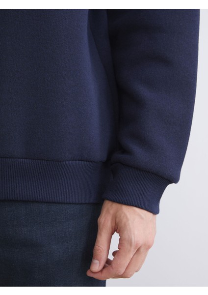 Yeni Sezon Bisiklet Yaka Erkek Sweatshirt modelleri
