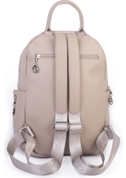 Kadın Çok Gözlü Sırt Çantası Kum Victoria modelleri