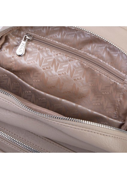 Kadın Çok Gözlü Sırt Çantası Kum Victoria indirimleri