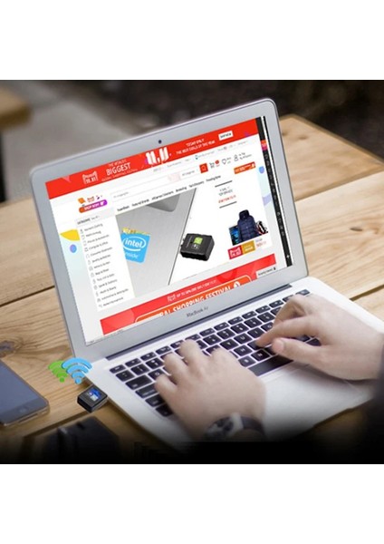 Ally Çift Bant 600 Mbps 2.4 Ghz +5 Ghz USB Kablosuz Wifi ADAPTÖR-(1903) modelleri