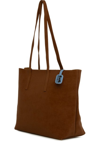 Taba Ince Askılı Fermuarlı Nubuk Tote Çanta fiyatları