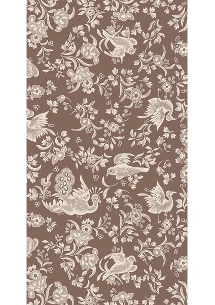 Brown Regal Peacock Guest Napkins Pack Of 16
