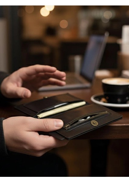 Tütün Kesesi Cüzdan Tütün Çantası %100 Gerçek Deri.