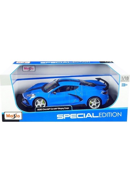 Maıs 31455 Maisto 1/18 2020 Model Chevrolet Corvette Stingray Coupe Model Araba
