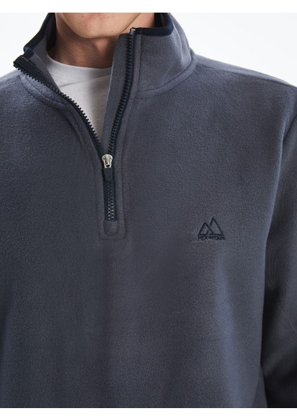 Yeni Sezon Dik Yaka Biyeli Erkek Sweatshirt modelleri