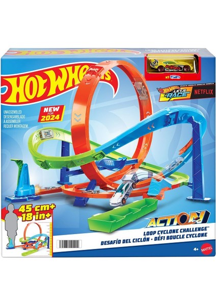 HTK16 Hot Wheels Bumerang Çemberli Yarış Pisti