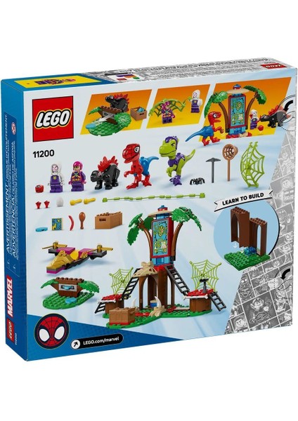 11200 LEGO Marvel - Spidey Ağaç Ev Karargahında Savaş 143 Parça +4 Yaş