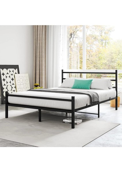 Metal Karyola Hsn Metal Karyola Siyah Renk, Çift Kişilik, Ölçü Seçenekli fiyatları