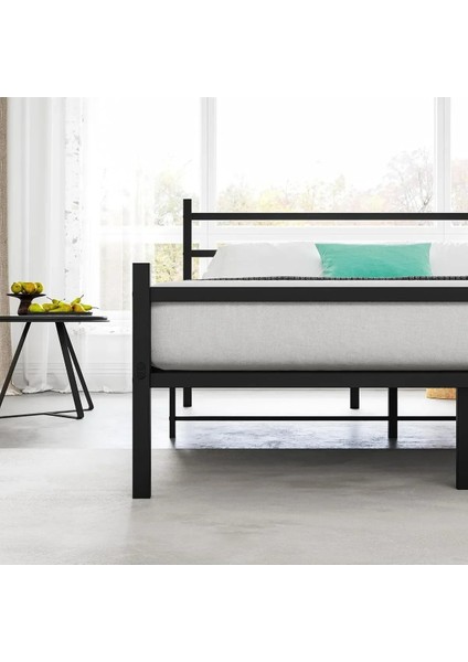 Metal Karyola Hsn Metal Karyola Siyah Renk, Çift Kişilik, Ölçü Seçenekli modelleri