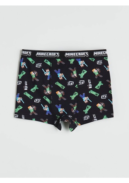 Yeni Sezon Minecraft Baskılı Erkek Çocuk Boxer 2'li fırsatları