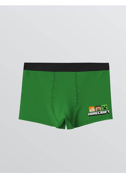 Yeni Sezon Minecraft Baskılı Erkek Çocuk Boxer 2'li indirimleri