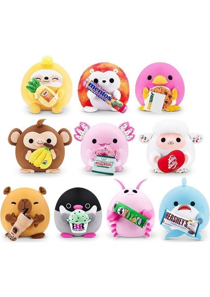 5UA03000 Snackles Aburcubur Dev Peluş 35 cm