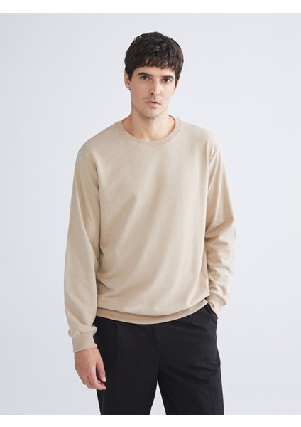Yeni Sezon Bisiklet Yaka Erkek Sweatshirt