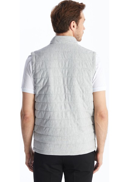 Yeni Sezon Standart Kalıp Dik Yaka Erkek Triko Yelek indirimleri