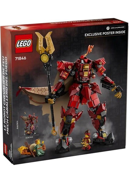 71846 LEGO Ninjago Ateş Şövalyesi Robotu 996 Parça +14 Yaş