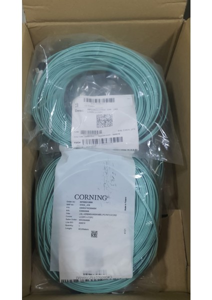 Cornıng Fiber Optik Patch Cord Kablo M.m Om3 Lc-Lc Dx 65 M