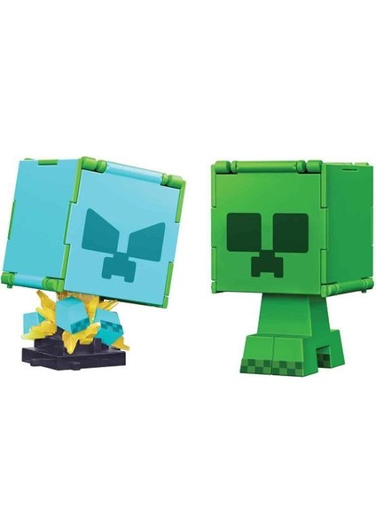 HTL43 Minecraft Flippin' Figs 2si 1 Arada Figürler indirimleri
