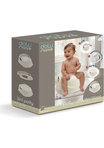 7182 Lazımlık Adaptör Basamak Relax Bej -Dolu Oyuncak