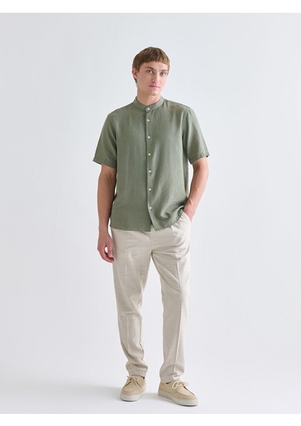 Yeni Sezon Regular Fit Kısa Kollu Erkek Gömlek modelleri