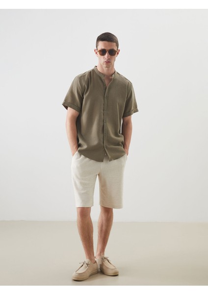 Yeni Sezon Regular Fit Kısa Kollu Erkek Gömlek fırsatları