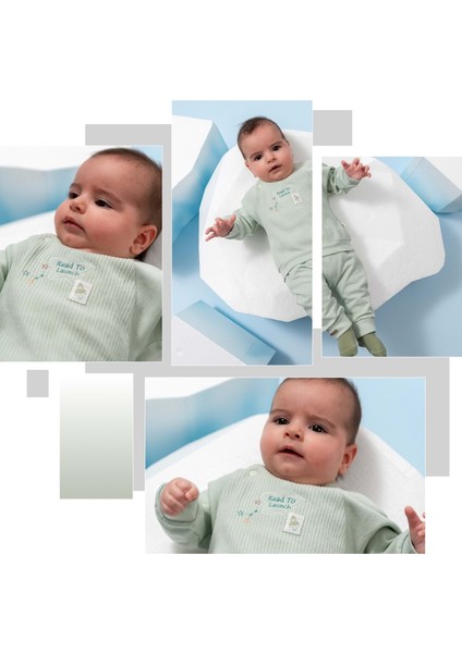 Color World Kanguru Cepli Pantolon Alt Üst Takım - Caramell - TKE1986 - Yeşil - 6 - 9 Ay - TKE1986-YEŞIL-6 - 9 Ay Yeşil fiyatları