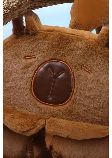 Şeffaf Gözlü Uyuyan Capybara Omuz Çantası fırsatları